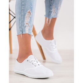 SHELOVET Világos fehér cipők 2