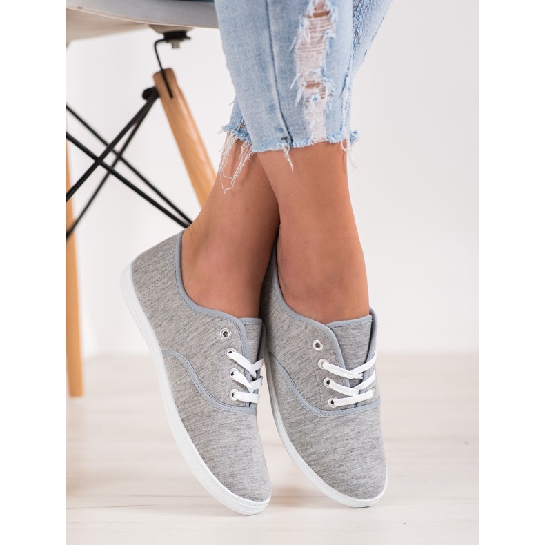 SHELOVET Világosszürke cipők 1