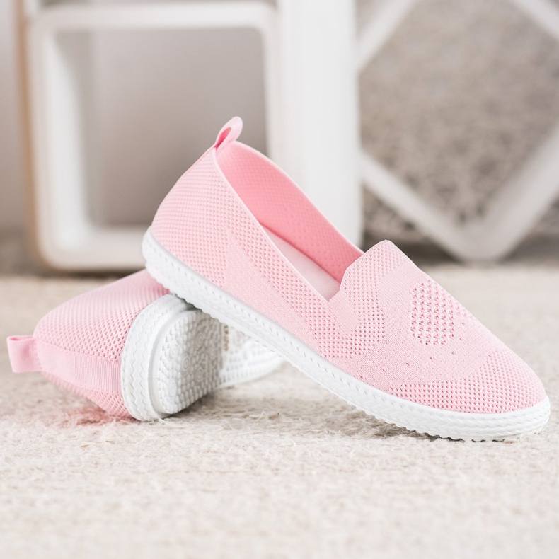 Via Giulia  Rózsaszín áttört cipők 2