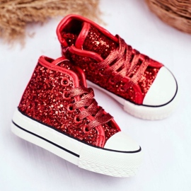 FRROCK Gyerekcipők High Shiny Red Ally piros 1