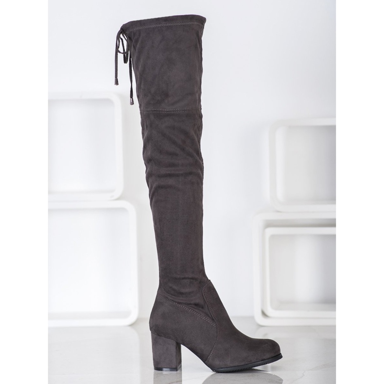 J. Star Csúsztatható csizma egy poszton szürke 2