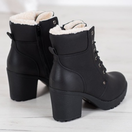 J. Star Alkalmi csizma nyakkendővel fekete 1