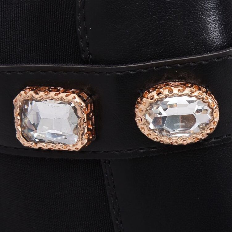 Fekete Chelsea csizma, fekete HE107 Fekete 1