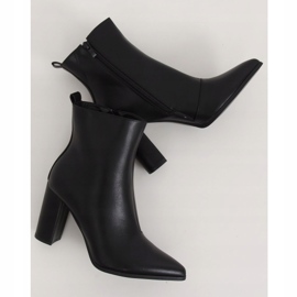 Klasszikus fekete DA39P Fekete magas sarkú cipő 1