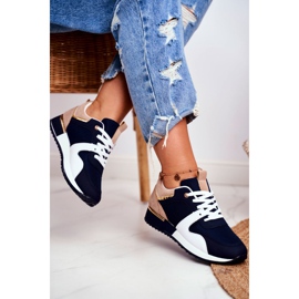 EVE Női sportcipő Navy Blue Golden Clementine Elements fehér sötétkék aranysárga 2