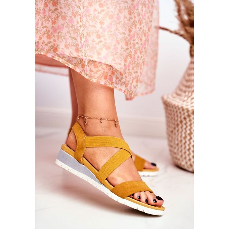 PS1 Női szandál a Wedge Yellow Slip-on Harper-n sárga 2