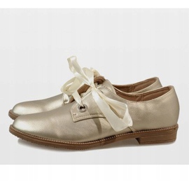 Arany fűzős cipő 188-233 aranysárga sárga 2