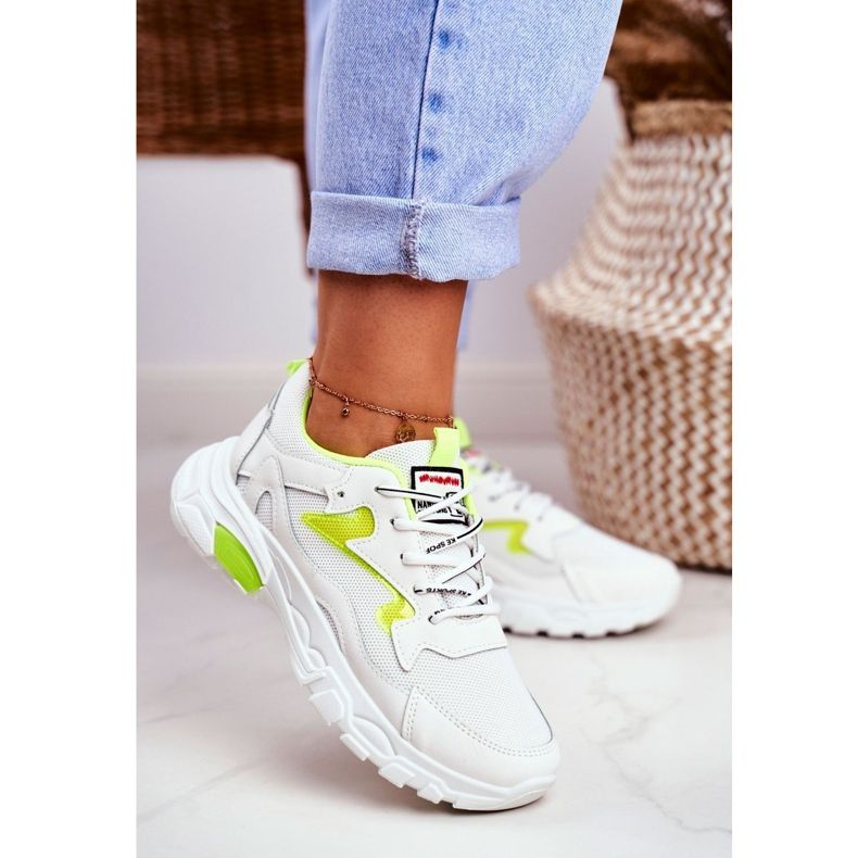 Női sportcipő Fehér Lu Boo cipő Sárga Dazzle Me 1