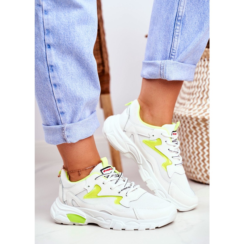 Női sportcipő Fehér Lu Boo cipő Sárga Dazzle Me 2