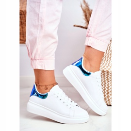 Női sportcipő Lu Boo White Metallic Matilda fehér sötétkék 2