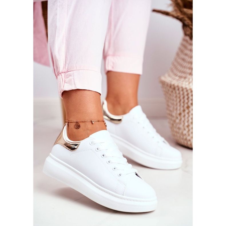 Női sportcipő Lu Boo White Metallic Gold Matilda fehér sárga 1