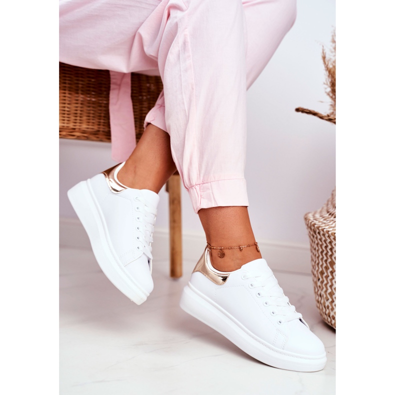 Női sportcipő Lu Boo White Metallic Gold Matilda fehér sárga 2