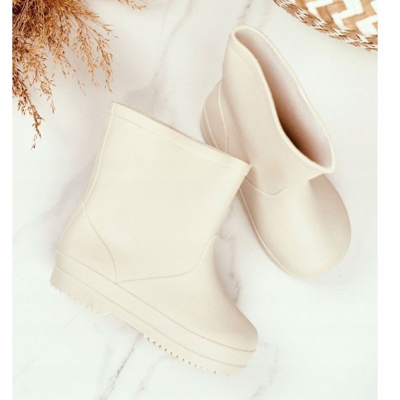 Gyermek bézs klasszikus gumi galoshes altatódal 1