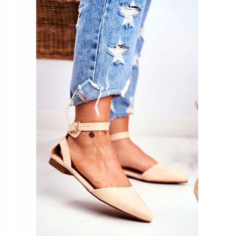 PS1 Női bézs balerinák övön Allison Spitz -szel 1 PS1 Női bézs balerinák övön Allison Spitz -szel 1