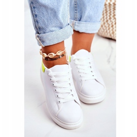Női sportcipő Lu Boo Fehér Matilda sárga 1