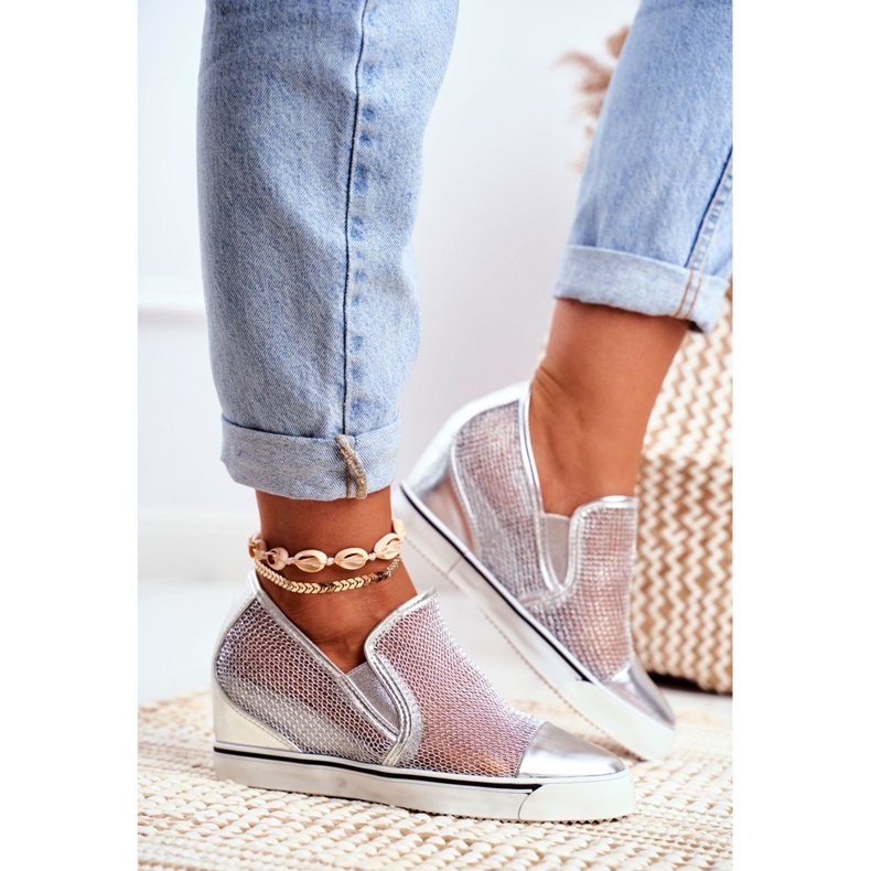 Női Lu Boo cipők ezüst Morgono hálóval szürke 2 Női Lu Boo cipők ezüst Morgono hálóval szürke 2