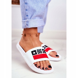 Női papucs Big Star Classic White GG274047 fehér 1