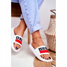 Női papucs Big Star Classic White GG274047 fehér 2