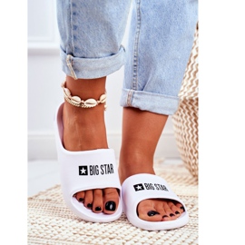 Női papucs Big Star Air White GG274A026 fehér 1