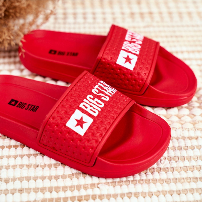 Gyermek papucs Big Star Red Steppelt GG374801 piros 2