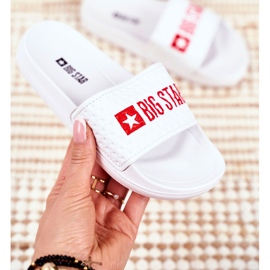 Gyermek papucs Big Star White steppelt GG374803 fehér 2