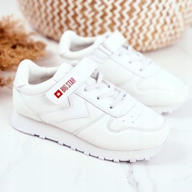 Sport Gyermekcipő Big Star tépőzárral Fehér GG374057 1