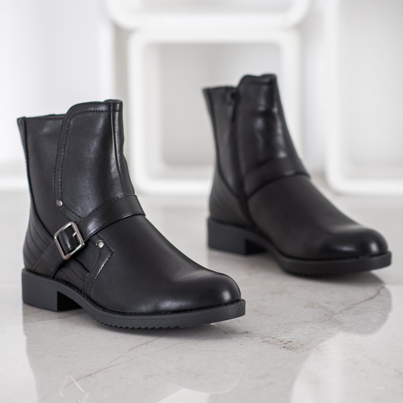 J. Star Lapos sarkú csizma fekete 1