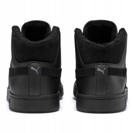 Puma Smash v2 Mid Wtr M 367338 03 fekete sárga 2