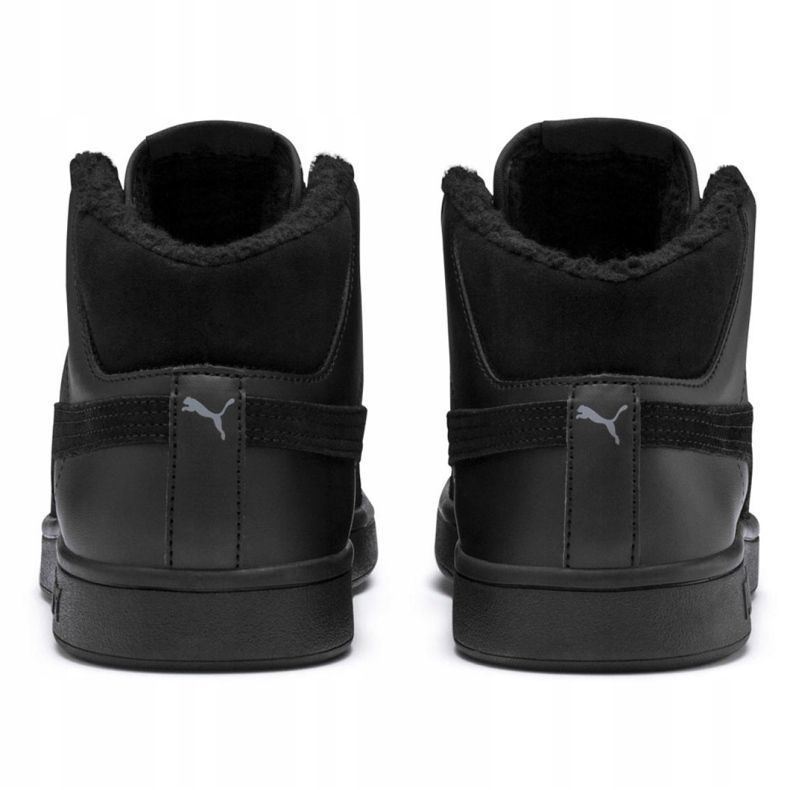 Puma Smash v2 Mid Wtr M 367338 03 fekete sárga 2