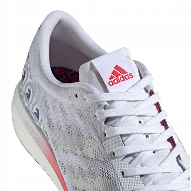 Futócipő adidas Adizero Boston 9 M FX8499 fehér piros szürke 2