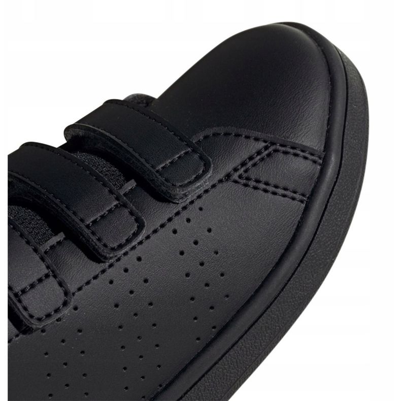 Adidas Vs Advantage Jr EF0222 cipő fekete piros 2