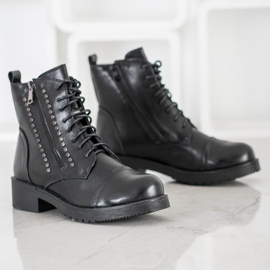 J. Star Meleg dolgozók strasszokkal fekete 2