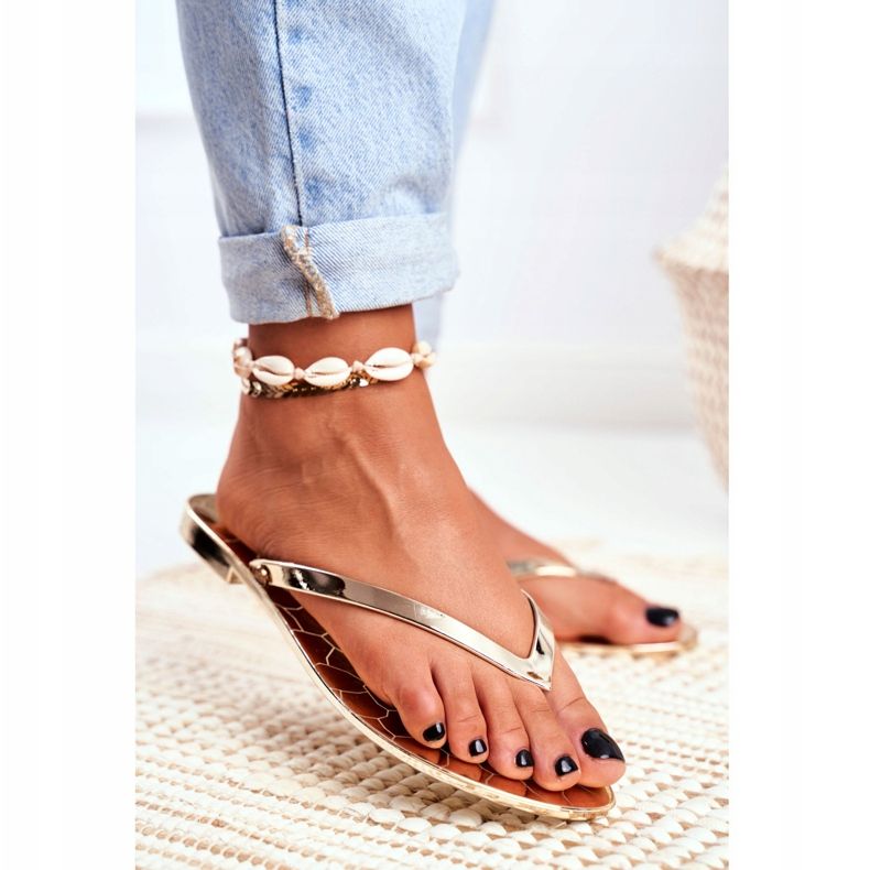 Lu Boo Fém papucsok Arany Eltoro Ii gat. aranysárga 2