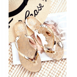 Lu Boo Fém papucsok Arany Eltoro Ii gat. aranysárga 1