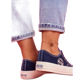 Női cipők Big Star Navy Blue FF274125 sötétkék sokszínű 2