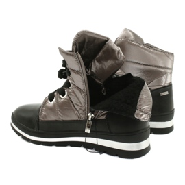 Barna hócsizma, Caprice 26212 membrán fekete 4