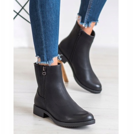 J. Star Magas csizma öko bőrrel fekete 1