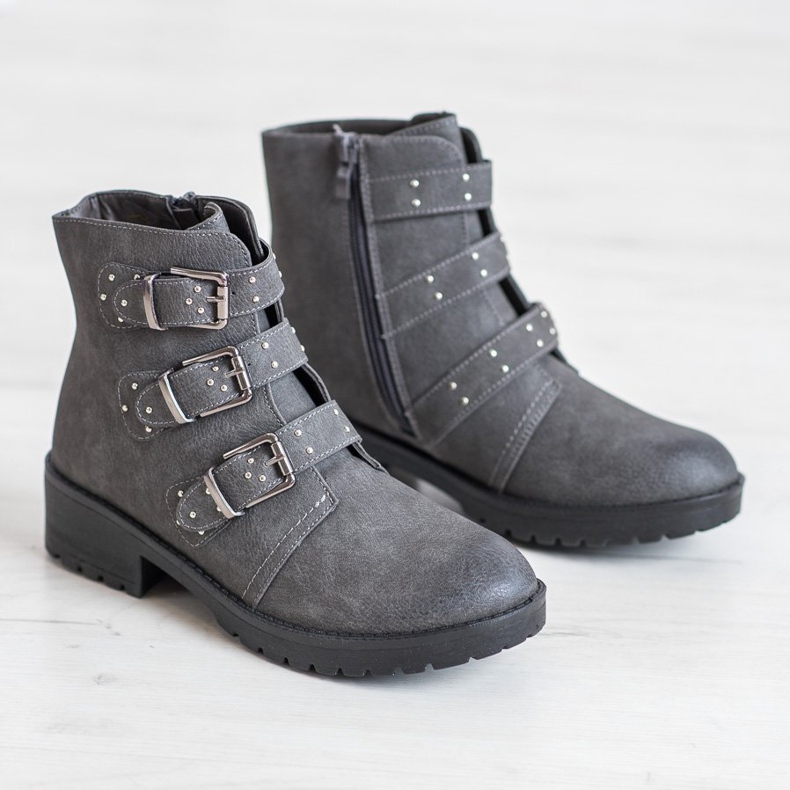 J. Star Szürke munkások csattal 1