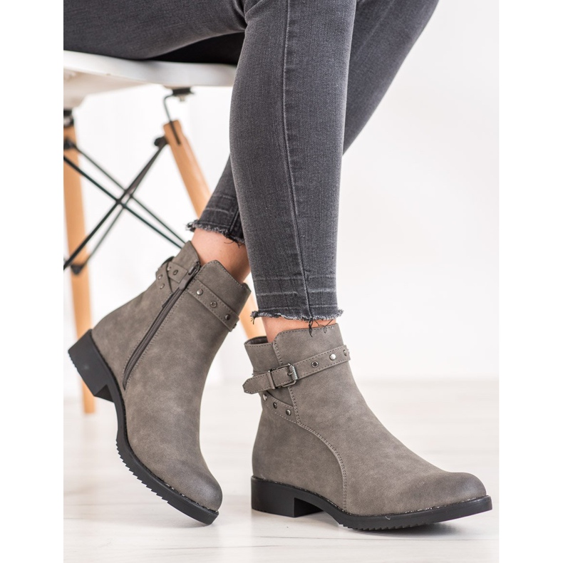 J. Star Meleg szürke csizma 1