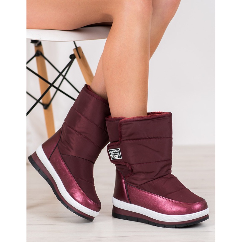 GOLL Burgundi hócsizma tépőzárral piros 1 GOLL Burgundi hócsizma tépőzárral piros 1