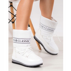 GOLL Viseljen klasszikus hócsizmát fehér 2