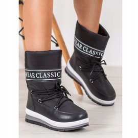 GOLL Viseljen klasszikus hócsizmát fekete 2