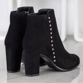 Evento Klasszikus bőr csizma fekete 2 Evento Klasszikus bőr csizma fekete 2