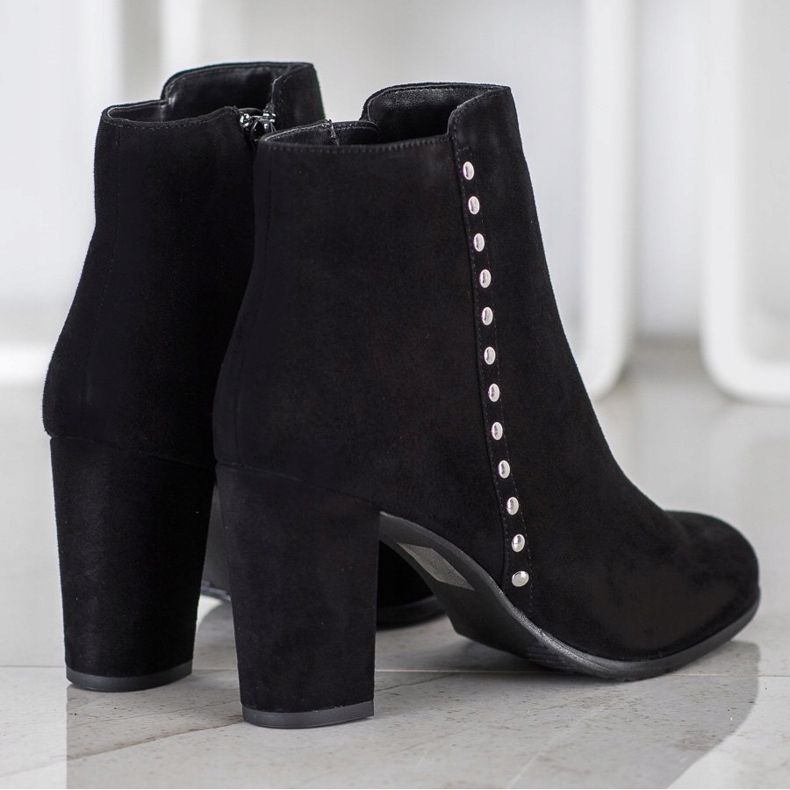 Evento Klasszikus bőr csizma fekete 2 Evento Klasszikus bőr csizma fekete 2