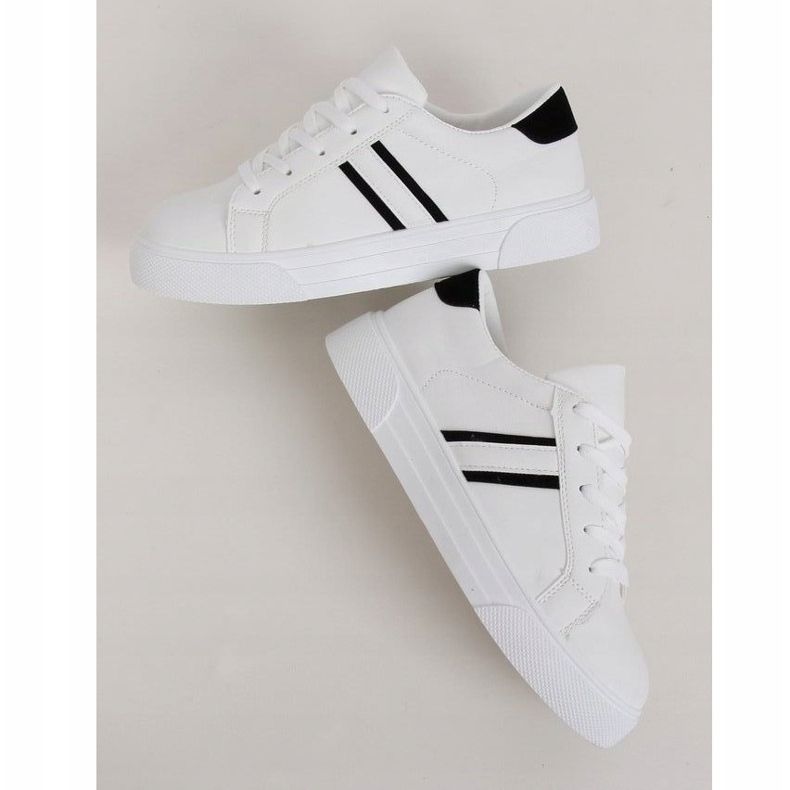 Fehér CC-20 női női tornacipő fekete 1