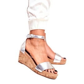 SEA Női szandál Wedge Silver MarryMe ezüst 1