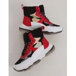 Magasszárú cipők 2000-C05 Fekete sokszínű 1 Magasszárú cipők 2000-C05 Fekete sokszínű 1