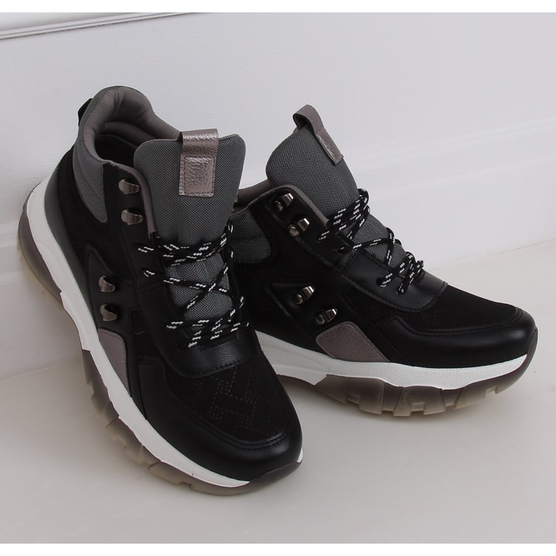 Fekete bokacsizma 2000-C03 Fekete 2