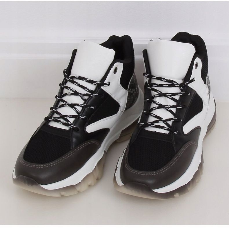 Fekete 2000-C06 Fekete magas cipők 1