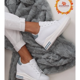 Fehér MY-0367 FEHÉR / KÉK cipők egy rejtett égen 1